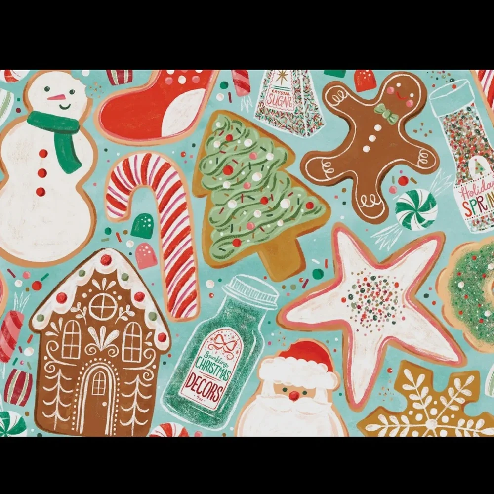 Christmas Puzzle NWT. Puzzlefolk Christmas Cookies 500 Piece Puzzle. Bundle. - Picture 2 of 3